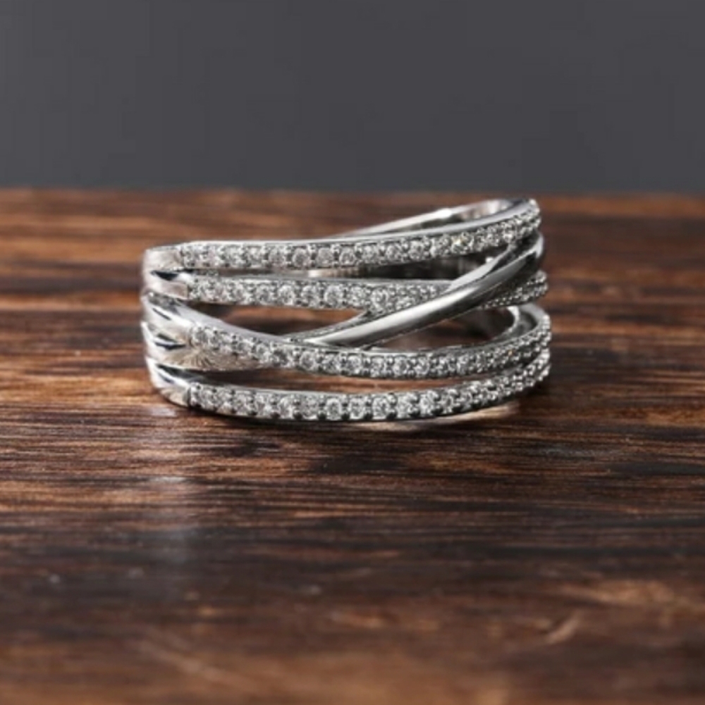 New Silver Layers Ring - Picture 5 of 6
